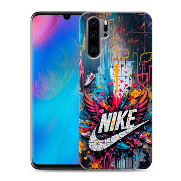 Силиконовый чехол на Huawei P30 Pro с принтом Nike Найк Силиконовый чехол на Huawei P30 Pro с принтом Nike Найк