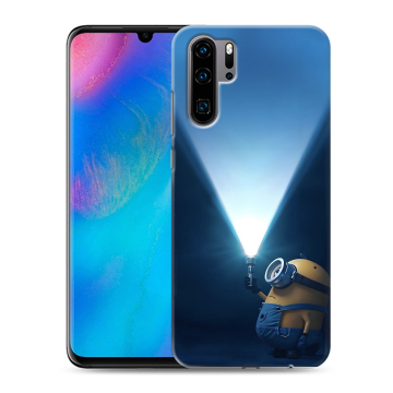 Силиконовый чехол на Huawei P30 Pro с принтом Миньоны Силиконовый чехол на Huawei P30 Pro с принтом Миньоны