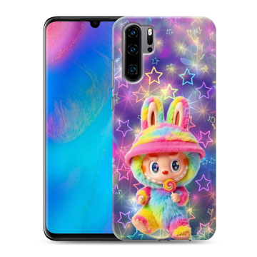 Силиконовый чехол на Huawei P30 Pro с принтом Labubu Лабубу