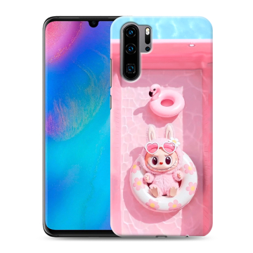 Силиконовый чехол на Huawei P30 Pro с принтом Labubu Лабубу