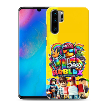 Силиконовый чехол на Huawei P30 Pro с принтом Roblox Роблокс