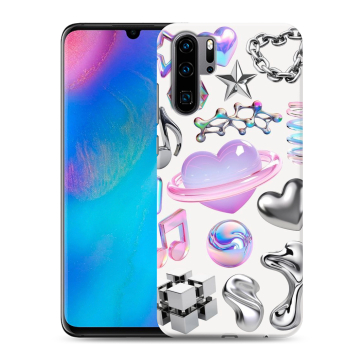 Силиконовый чехол на Huawei P30 Pro с принтом Y2K Силиконовый чехол на Huawei P30 Pro с принтом Y2K