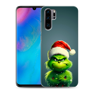 Силиконовый чехол на Huawei P30 Pro с принтом Новый год Силиконовый чехол на Huawei P30 Pro с принтом Новый год