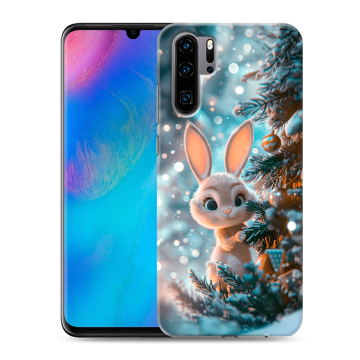 Силиконовый чехол на Huawei P30 Pro с принтом Новый год Силиконовый чехол на Huawei P30 Pro с принтом Новый год
