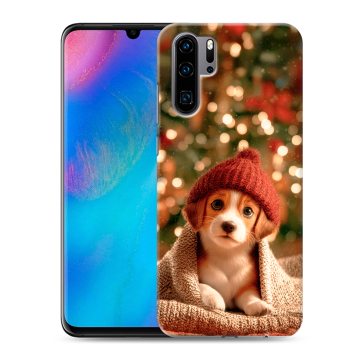 Силиконовый чехол на Huawei P30 Pro с принтом Новый год Силиконовый чехол на Huawei P30 Pro с принтом Новый год