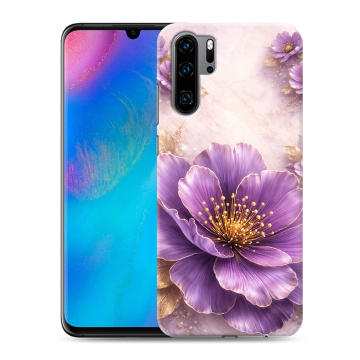 Силиконовый чехол на Huawei P30 Pro с принтом женский