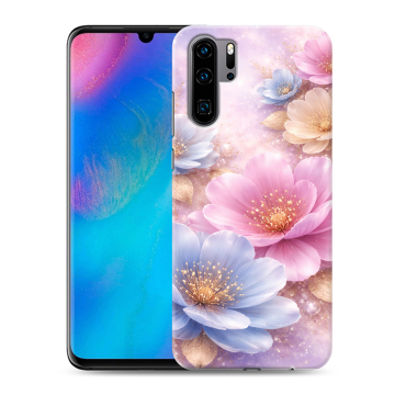 Силиконовый чехол на Huawei P30 Pro с принтом женский