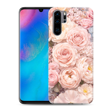 Силиконовый чехол на Huawei P30 Pro с принтом женский