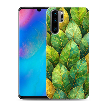 Силиконовый чехол на Huawei P30 Pro с принтом женский