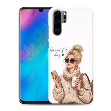 Силиконовый чехол на Huawei P30 Pro с принтом женский Силиконовый чехол на Huawei P30 Pro с принтом женский