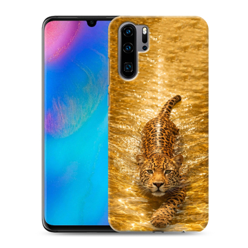 Силиконовый чехол на Huawei P30 Pro с принтом женский