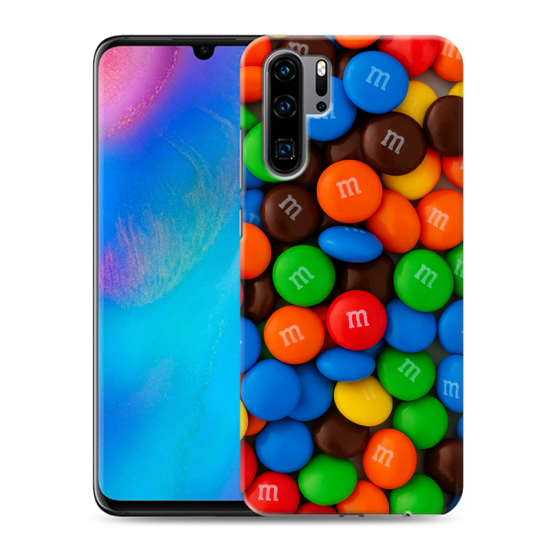 Силиконовый чехол на Huawei P30 Pro с принтом Конфеты Силиконовый чехол на Huawei P30 Pro с принтом Конфеты