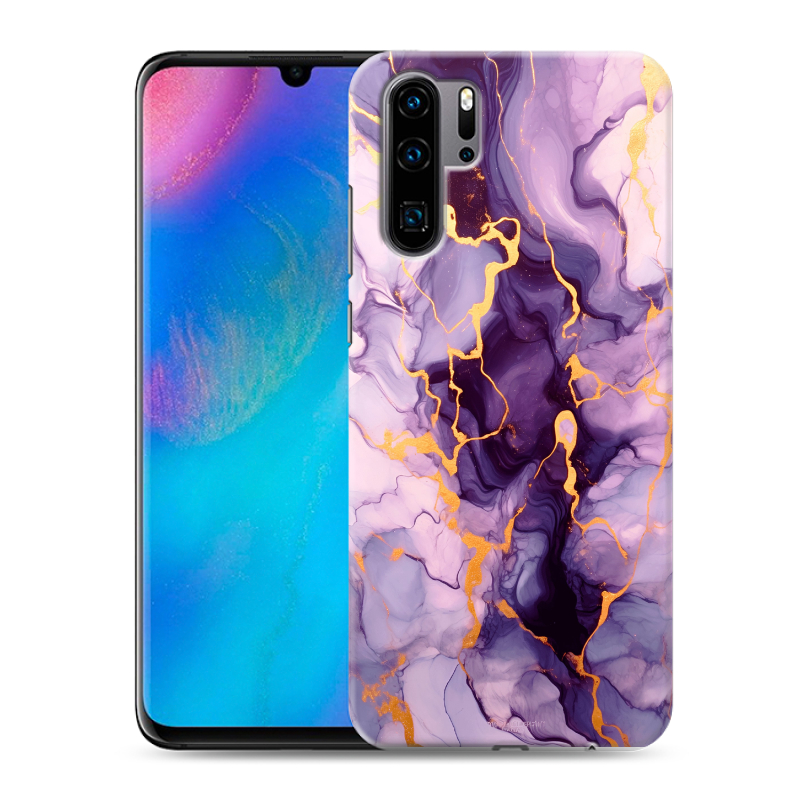 Силиконовый чехол на Huawei P30 Pro с принтом Мрамор Силиконовый чехол на Huawei P30 Pro с принтом Мрамор