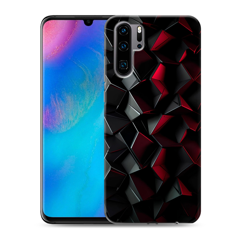 Силиконовый чехол на Huawei P30 Pro с принтом Абстракция Силиконовый чехол на Huawei P30 Pro с принтом Абстракция