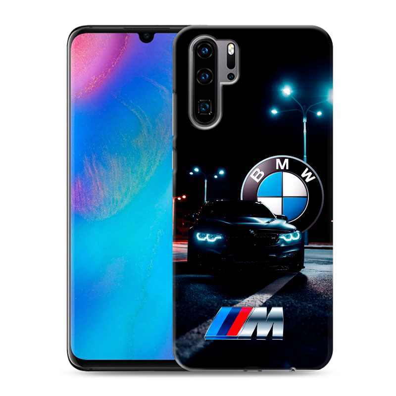 Силиконовый чехол на Huawei P30 Pro с принтом БМВ BMW Силиконовый чехол на Huawei P30 Pro с принтом БМВ BMW