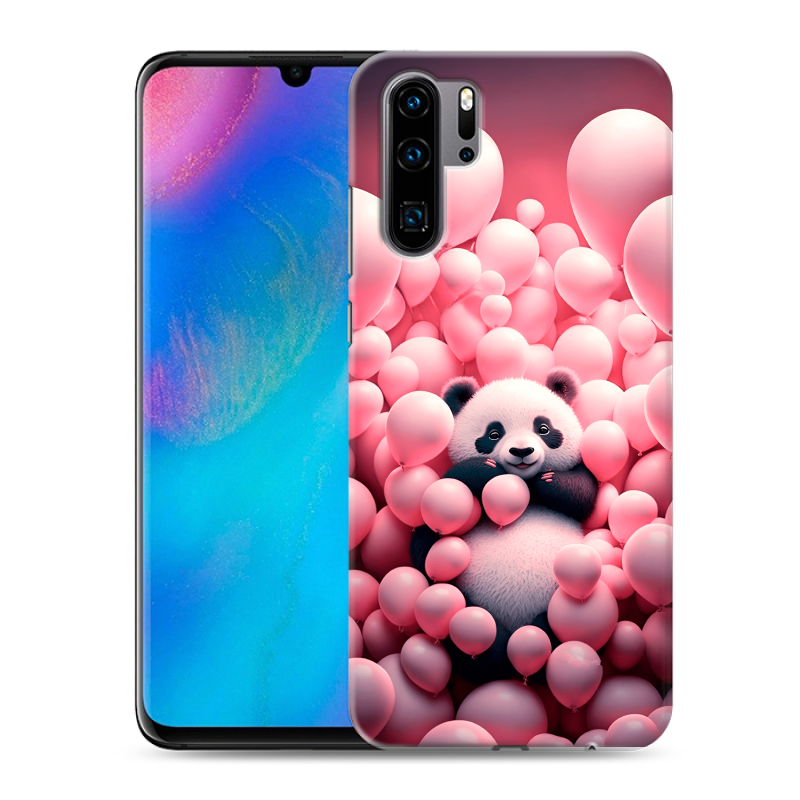 Силиконовый чехол на Huawei P30 Pro с принтом Панда Силиконовый чехол на Huawei P30 Pro с принтом Панда