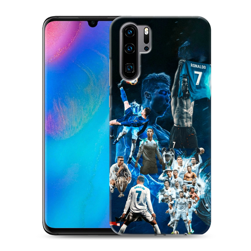 Силиконовый чехол на Huawei P30 Pro с принтом Реал Роналдо Силиконовый чехол на Huawei P30 Pro с принтом Реал Роналдо