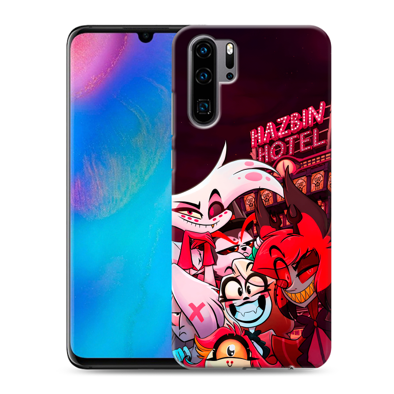 Силиконовый чехол на Huawei P30 Pro с принтом Hazbin Hotel Отель Хазбин Силиконовый чехол на Huawei P30 Pro с принтом Hazbin Hotel Отель Хазбин