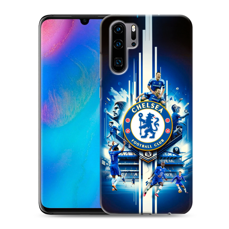 Силиконовый чехол на Huawei P30 Pro с принтом Chelsea Челси Силиконовый чехол на Huawei P30 Pro с принтом Chelsea Челси