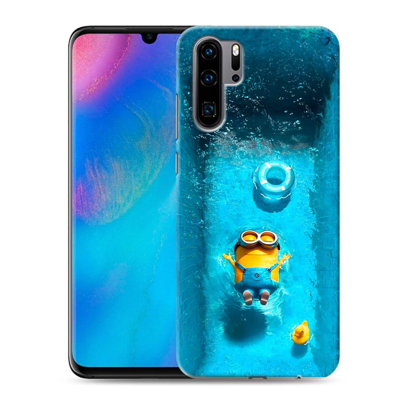 Силиконовый чехол на Huawei P30 Pro с принтом Миньоны Силиконовый чехол на Huawei P30 Pro с принтом Миньоны