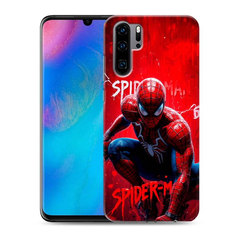 Силиконовый чехол на Huawei P30 Pro с принтом Spiderman Человек паук Силиконовый чехол на Huawei P30 Pro с принтом Spiderman Человек паук