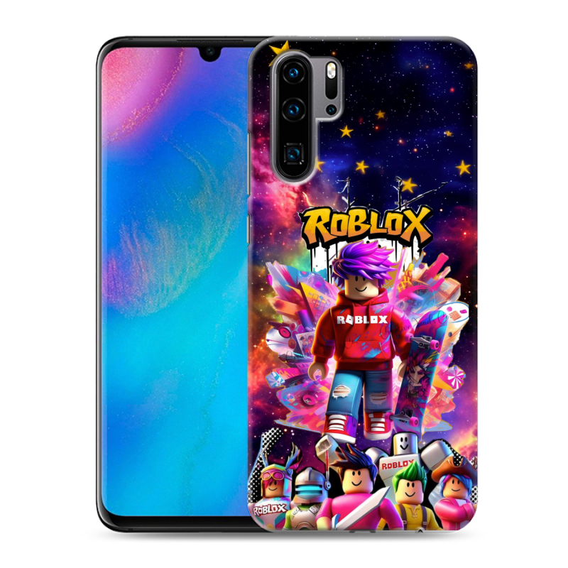 Силиконовый чехол на Huawei P30 Pro с принтом Roblox Роблокс Силиконовый чехол на Huawei P30 Pro с принтом Roblox Роблокс