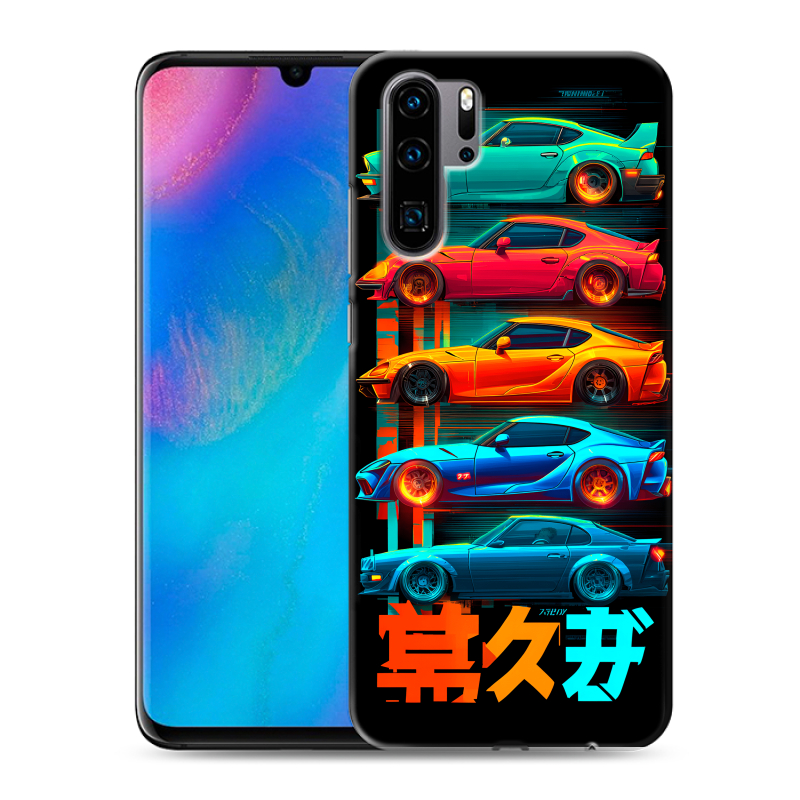 Силиконовый чехол на Huawei P30 Pro с принтом машины тачки Силиконовый чехол на Huawei P30 Pro с принтом машины тачки
