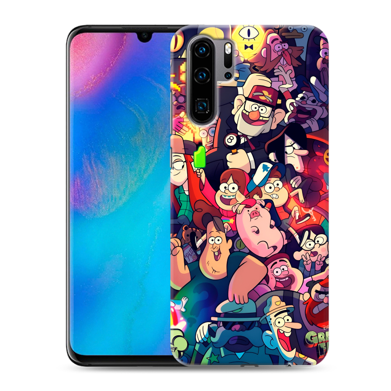 Силиконовый чехол на Huawei P30 Pro с принтом Gravity Falls Гравити Фолз Силиконовый чехол на Huawei P30 Pro с принтом Gravity Falls Гравити Фолз