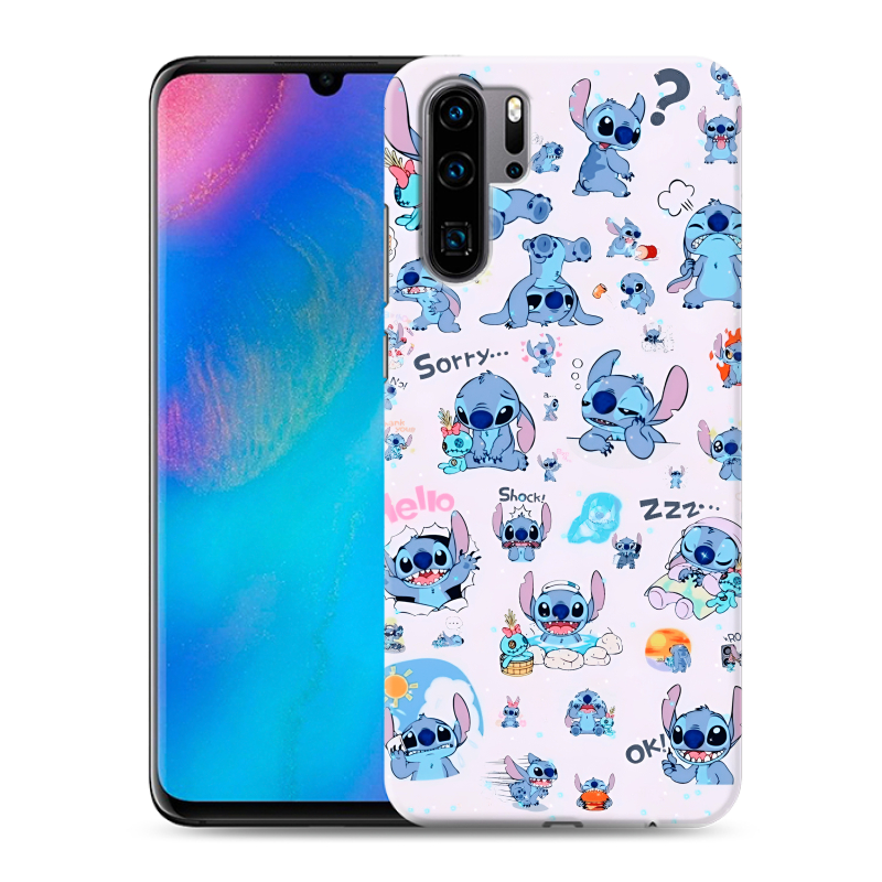 Силиконовый чехол на Huawei P30 Pro с принтом Лило и Стич Силиконовый чехол на Huawei P30 Pro с принтом Лило и Стич