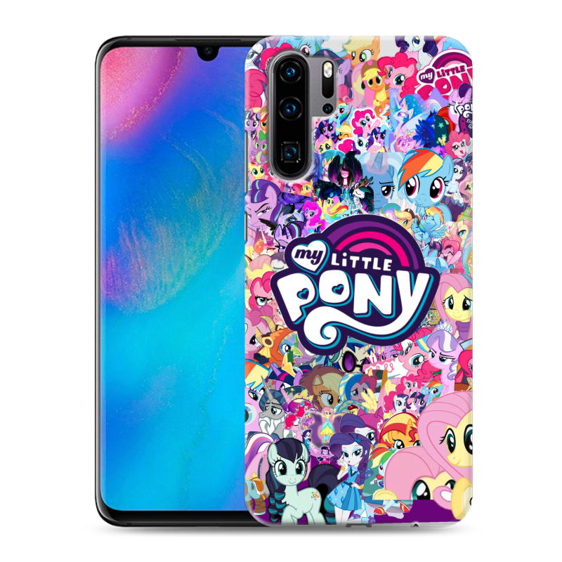 Силиконовый чехол на Huawei P30 Pro с принтом My little pony Дружба чудо Силиконовый чехол на Huawei P30 Pro с принтом My little pony Дружба чудо