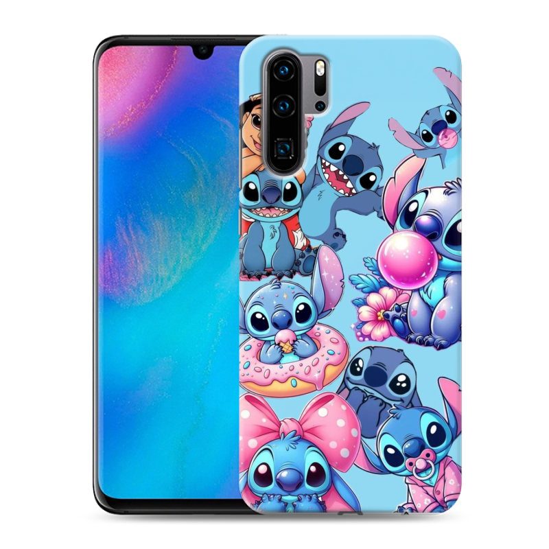 Силиконовый чехол на Huawei P30 Pro с принтом Лило и Стич Силиконовый чехол на Huawei P30 Pro с принтом Лило и Стич