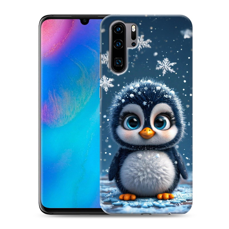 Силиконовый чехол на Huawei P30 Pro с принтом Новый год Силиконовый чехол на Huawei P30 Pro с принтом Новый год