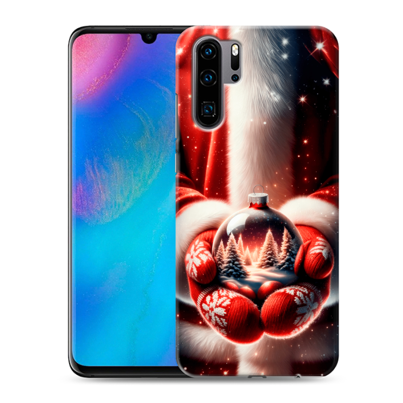 Силиконовый чехол на Huawei P30 Pro с принтом Новый год Силиконовый чехол на Huawei P30 Pro с принтом Новый год