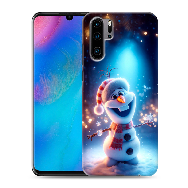 Силиконовый чехол на Huawei P30 Pro с принтом Новый год Силиконовый чехол на Huawei P30 Pro с принтом Новый год