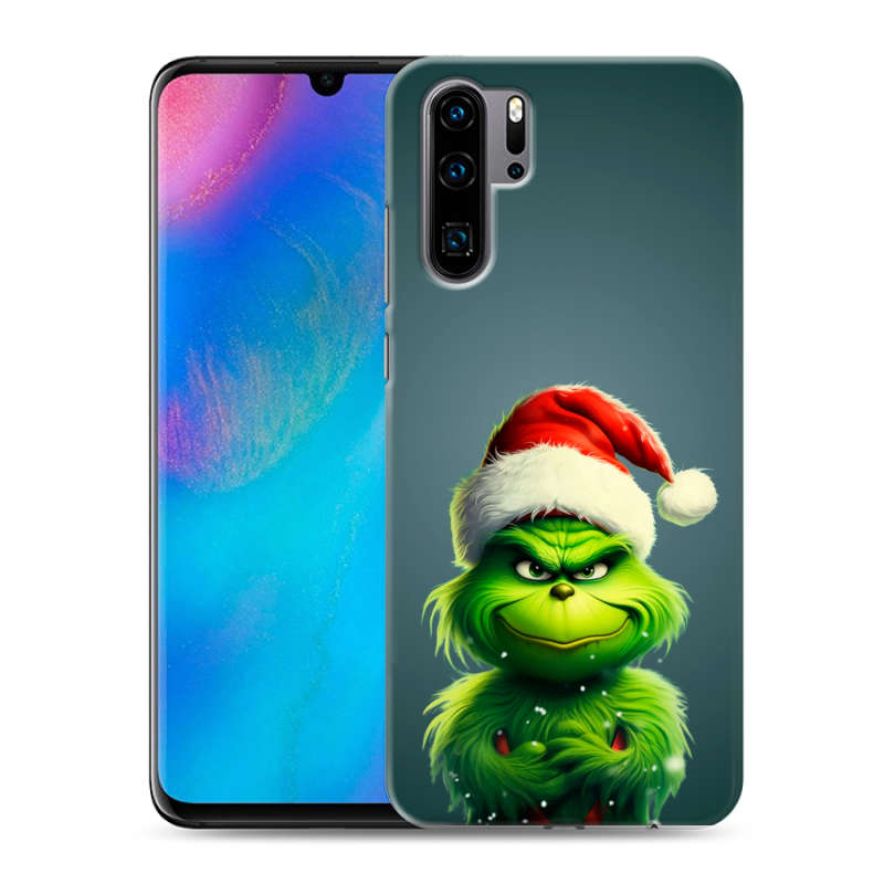 Силиконовый чехол на Huawei P30 Pro с принтом Новый год Силиконовый чехол на Huawei P30 Pro с принтом Новый год