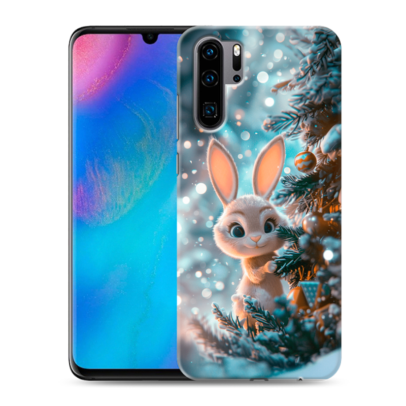 Силиконовый чехол на Huawei P30 Pro с принтом Новый год Силиконовый чехол на Huawei P30 Pro с принтом Новый год