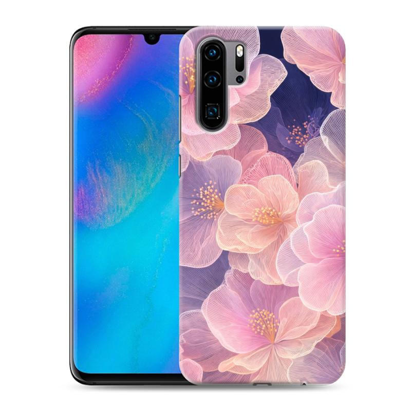 Силиконовый чехол на Huawei P30 Pro с принтом женский Силиконовый чехол на Huawei P30 Pro с принтом женский