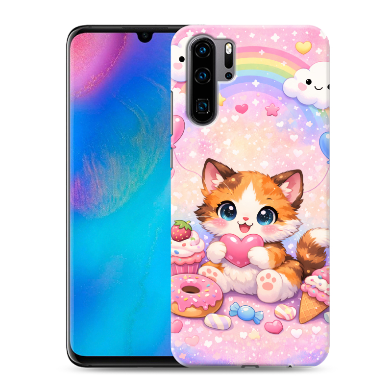 Силиконовый чехол на Huawei P30 Pro с принтом для девочек Силиконовый чехол на Huawei P30 Pro с принтом для девочек