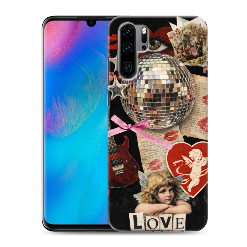 Силиконовый чехол на Huawei P30 Pro с принтом для девочек Силиконовый чехол на Huawei P30 Pro с принтом для девочек
