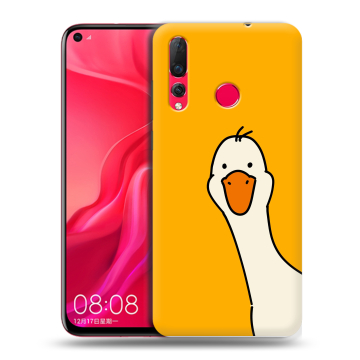 Силиконовый чехол на Huawei Nova 4 с принтом Утка