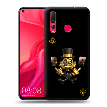 Силиконовый чехол на Huawei Nova 4 с принтом Золотой скрудж макдак