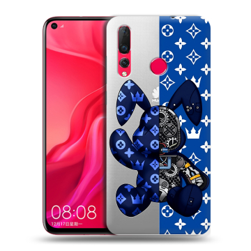 Силиконовый чехол на Huawei Nova 4 с принтом Луи робот Силиконовый чехол на Huawei Nova 4 с принтом Луи робот