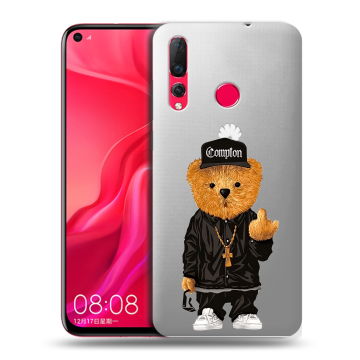 Силиконовый чехол на Huawei Nova 4 с принтом Плюшевый медведь Силиконовый чехол на Huawei Nova 4 с принтом Плюшевый медведь