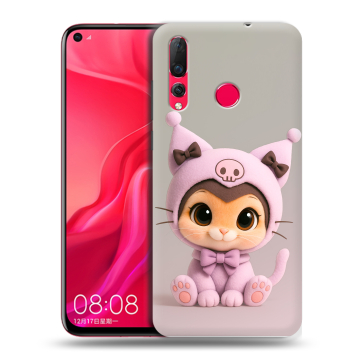 Силиконовый чехол на Huawei Nova 4 с принтом Куроми Kuromi 