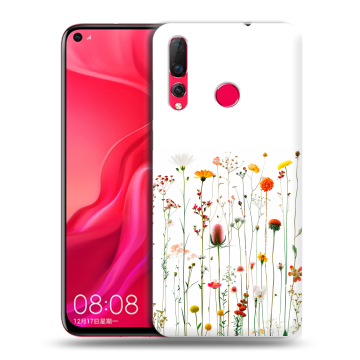 Силиконовый чехол на Huawei Nova 4 с принтом цветы Силиконовый чехол на Huawei Nova 4 с принтом цветы