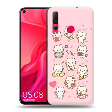 Силиконовый чехол на Huawei Nova 4 с принтом Hello Kitty Хелоу Кити Силиконовый чехол на Huawei Nova 4 с принтом Hello Kitty Хелоу Кити