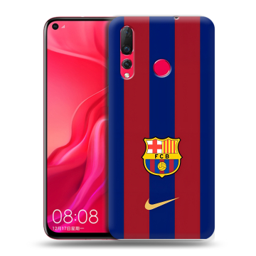 Силиконовый чехол на Huawei Nova 4 с принтом Барселона Barcelona