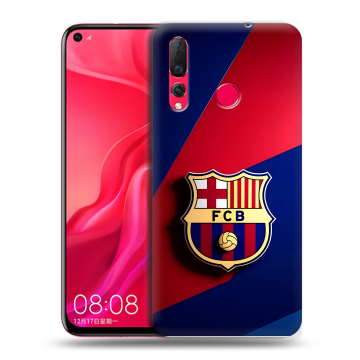 Силиконовый чехол на Huawei Nova 4 с принтом Барселона Barcelona