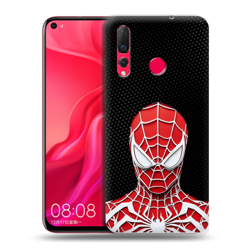 Силиконовый чехол на Huawei Nova 4 с принтом человек паук spiderman