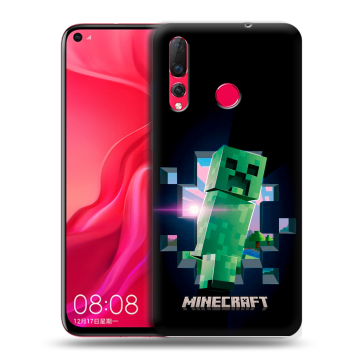 Силиконовый чехол на Huawei Nova 4 с принтом Майнкрафт Minecraft Силиконовый чехол на Huawei Nova 4 с принтом Майнкрафт Minecraft